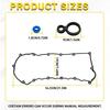 Valve Cover Gasket Set Rubber Black For Chrysler 200 C LX 2.4L 2015-2017 VS50914