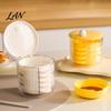 Seasoning Dipping Bowl Stackable Box Set with Chopstick Holder, Kitchen Condiment Container for Salt Clear Organizer Sugar Pepper, Divided Sauce Dish