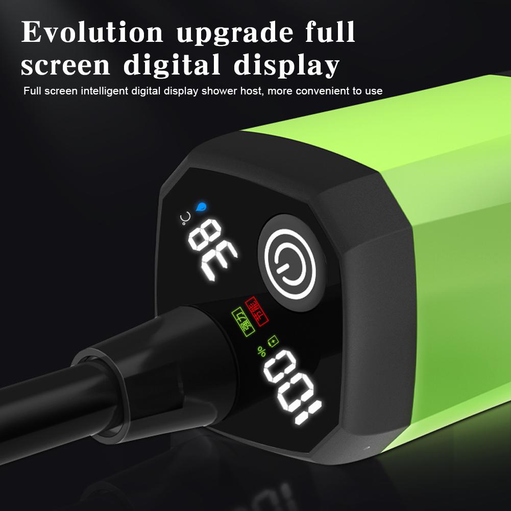 Outdoor Camping Shower Waterproof Rechargeable Portable Electric Shower Pump for Hiking Backpacking Travel Beach Pet Bathing