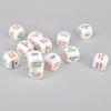 Drinking Game Dice Drop Resistant Clear Printed Commands Smooth Surface for Cocktail Party Bachelorette Trip Game Props