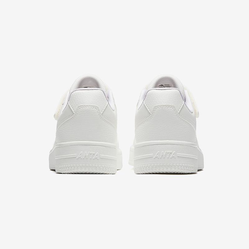 Anta Fashionable Comfortable White Sneakers Non-Slip Wear-Resistant Lightweight Shock Absorption Low-Top Kids Skate Shoes Kids sneaker A22448088-2