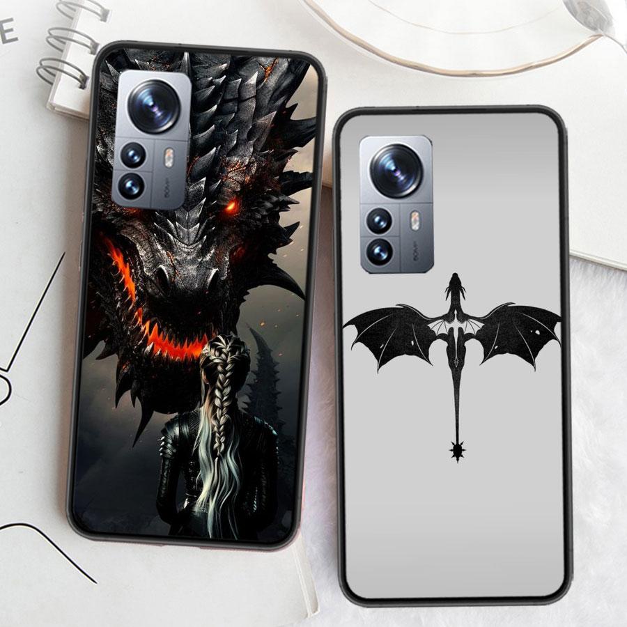 F-Fourth W-Wing Dragon Phone Case For Xiaomi Poco F7 Mi 14 Ultra 15 13 12 Pro 11T 10T 12T Pro 12X 11i 11 10 Lite 5G 9 8 Cover Ca