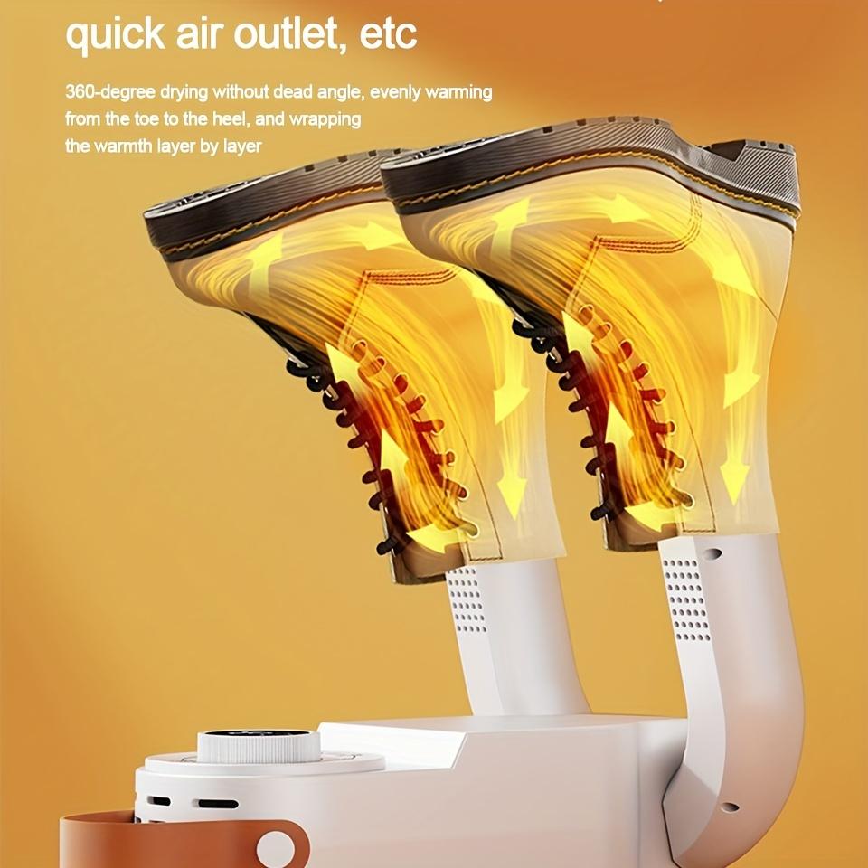 1pc Portable Foldable Shoe Dryer - Quick-Dry, Odor Elimination, 3-Speed Heat & Circulation, One-Touch Operation for Rainy, Snowy Days