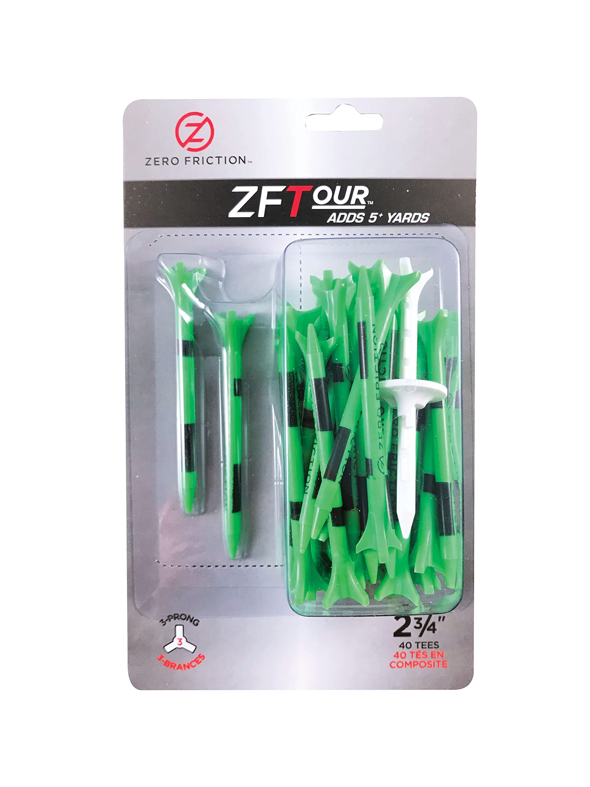 

Футболка ZERO FRICTION ZF TOUR Citrus, 70 мм, Зеленая, 40 шт. (ZT10007) зелёный