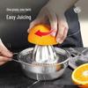 Stainless Steel Manual Juicer with Filter for Citrus and Small Pot for Noodles