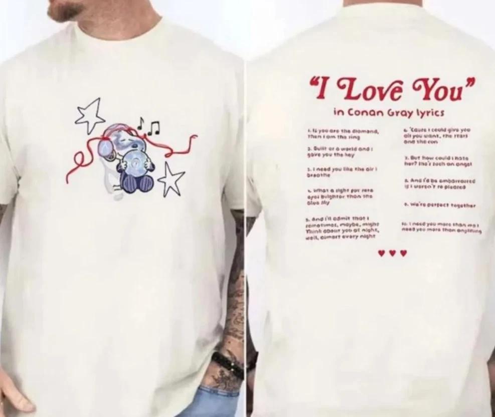 Conan Gray Wishbone World Tour 2026 Tour T- Shirt XL