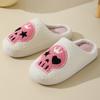 New Halloween crown skull cartoon warm winter cotton slippers men and women couples home indoor cotton slippers