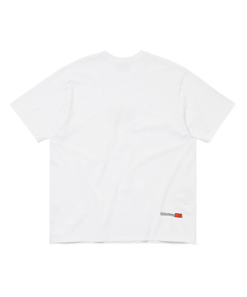 THISISNEVERTHAT That Glitched Logo Tee White