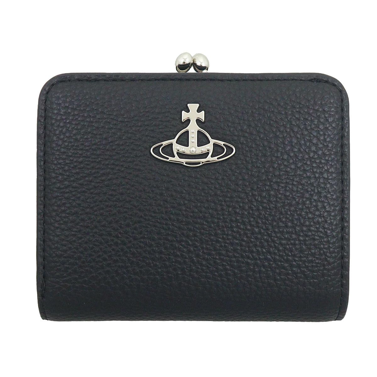 

Vivienne Westwood Bifold Wallet Black PU Leather Frame Wallet for Women (5115002YW S000D) [Brand Name] [Used] чорний