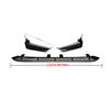 Splitter Front Air Dam Guard Bumper Lip Chin Protector Glossy Black Tuning Trim For Honda Civic 11th FE1 Sedan 4Doors 2021-2024