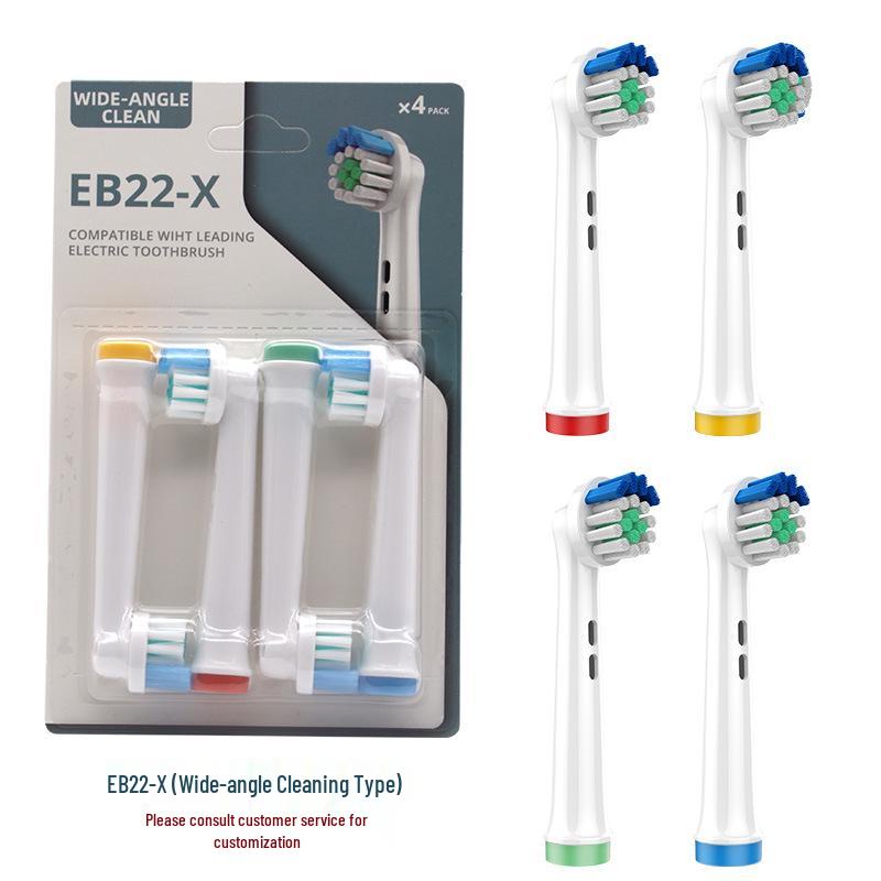 EB62-X Têtes de Rechange Compatibles Oral-B D12/D16, Paquet de 4