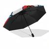 1pc Hello Kitty Automatic Opening/Closing Umbrella with Convenient Three-Fold Design, 8-Bone Iron Frame Outdoor Umbrella - Perfect Gift for Fans, Trav