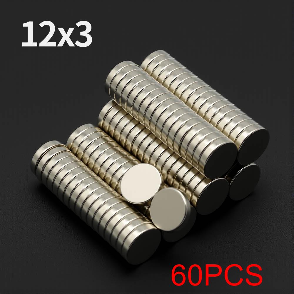 Powerful Neodymium Magnet N35 NdfeB Permanent Magnetic imanes Round Super Strong Fridge Magnets DIY 8x2 8x3 10x3 10x5 12x3mm