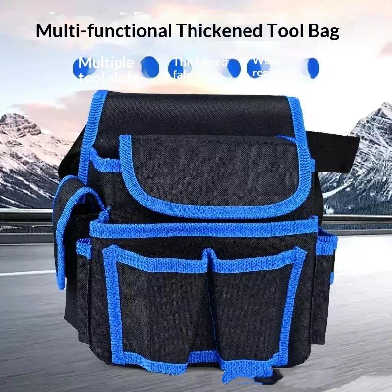1 Stück Bohrer-Aufbewahrungstasche Einfache Werkzeugtasche zum Umhängen mit Gürtel Multifunktionale Tasche Hüfttasche für Elektriker Reparatur