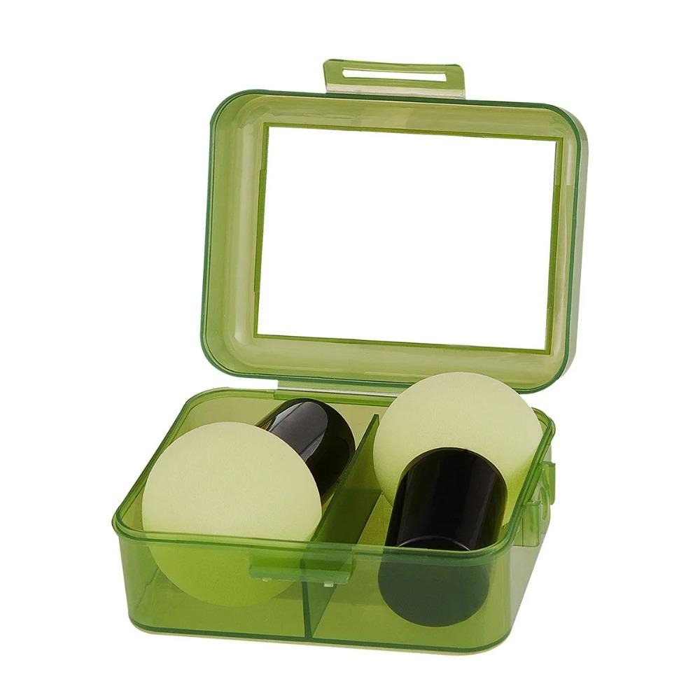 

2PCS/Set Long Handle Mushroom Head Makeup Sponge Super Soft for Dry Wet Dual Use Air Cushion Puff Make Up Sponge