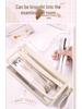 High-Capacity Transparent Pencil Case for Exams, Multipurpose Makeup Bag, Convenient Stationery Organizer
