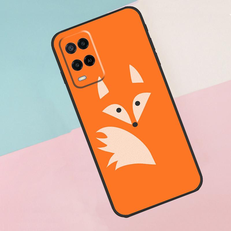 Fox Animal Pattern For Oppo A17 A77 A60 A74 A94 A54 A18 A38 A58 A78 A98 A40 A80 A16 A76 A96 A15 A57S Phone Case