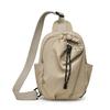 Women's Nylon Sling Backpack Drawstring Crossbody Chest Bag Lightweight Shoulder Daypack for Travel