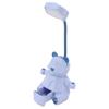 Cartoon Desk LED Light Eye Protection USB Portable 2 Modes Night Lamp with Pen Storage Box for Studying Reading