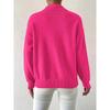 P17511 Semi-High Neck Knit Sweater