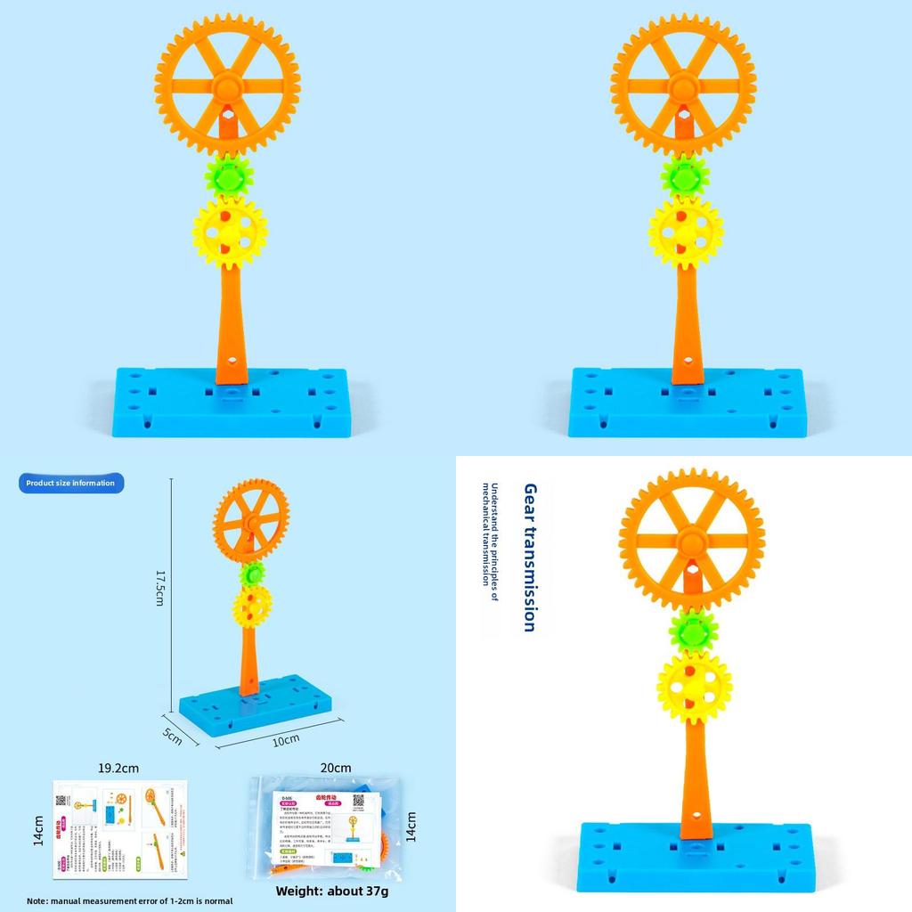Mechanical Gear Operation Experiment Assembly Set Children Puzzle Toy For Science Experiments And Creative Learning