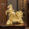 Creativo Ottone Cavallo e Scimmia Simpatica Statuetta Portachiavi Ciondolo Ornamenti per Scrivania Casa Ufficio Giocattoli Divertenti
