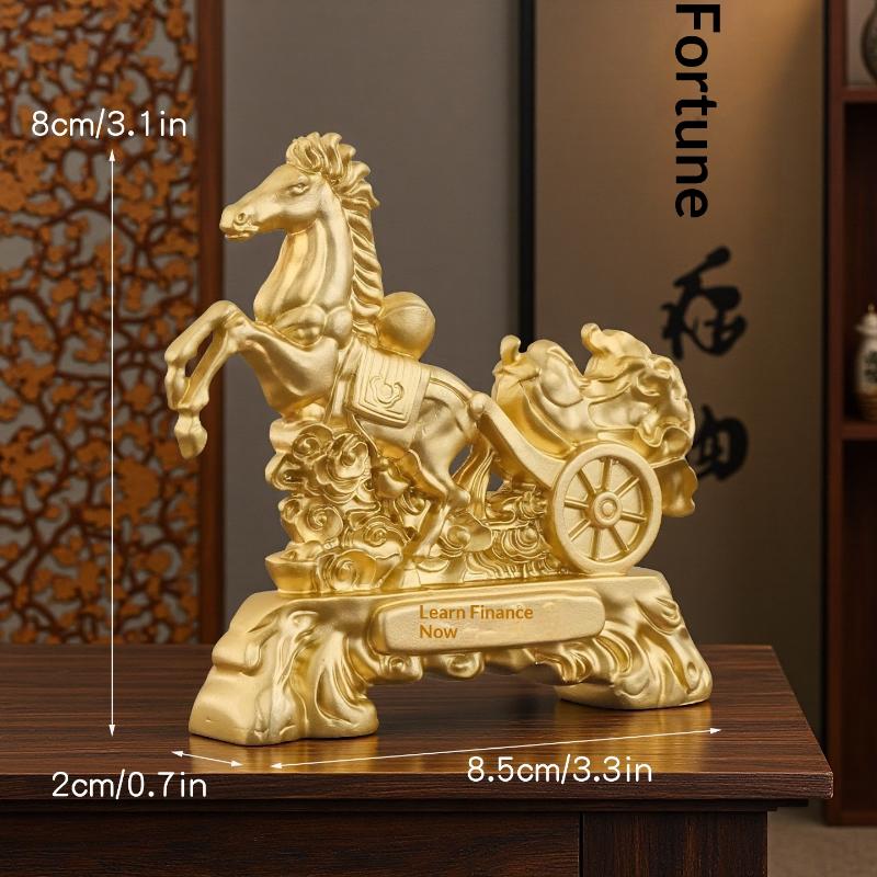 Creativo Ottone Cavallo e Scimmia Simpatica Statuetta Portachiavi Ciondolo Ornamenti per Scrivania Casa Ufficio Giocattoli Divertenti