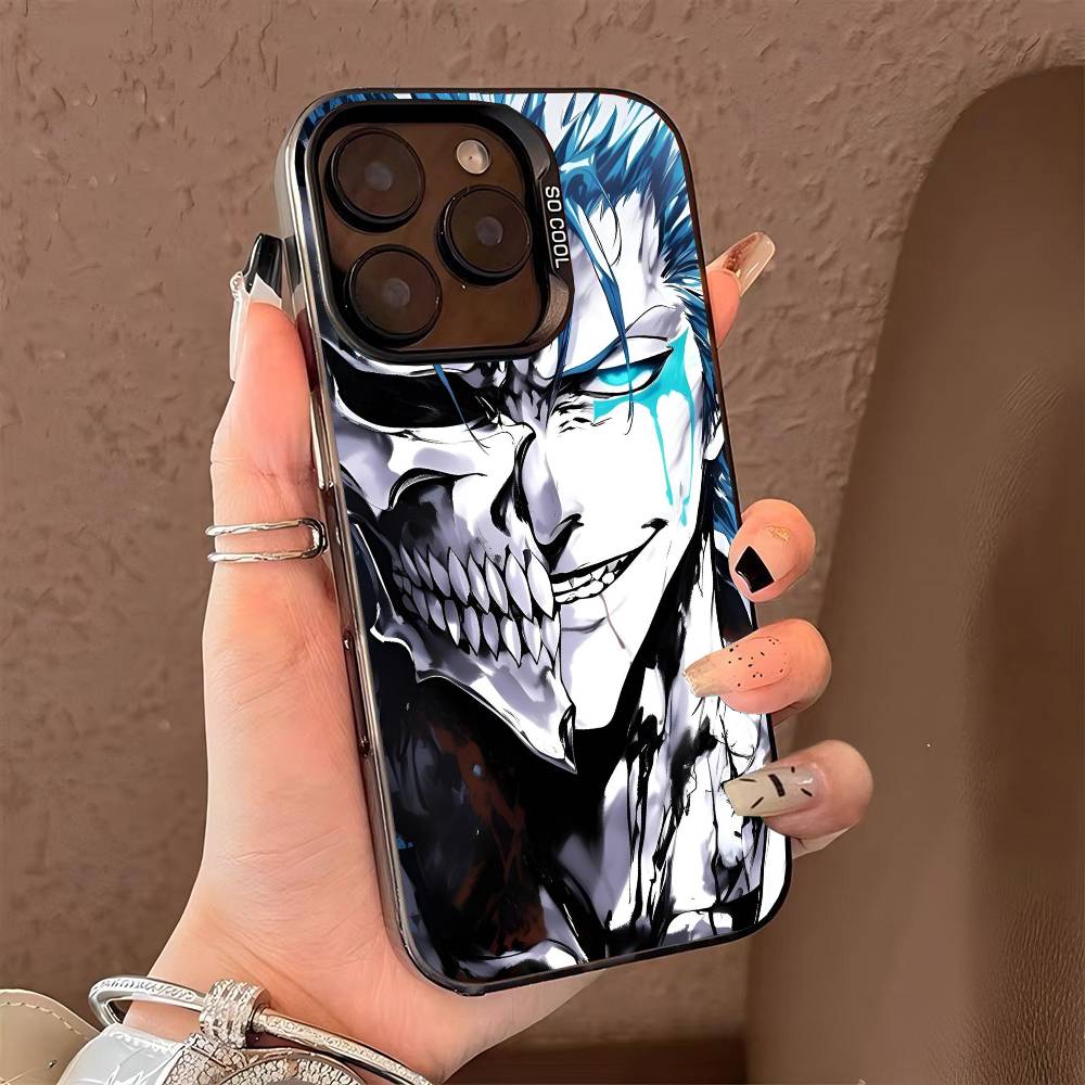 Heiße B-Bleach Handyhülle für iPhone 17 17Air 16 15 14 13 12 11 Pro Max Plus Bunt Silber