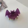 Halloween Style Bat Wing Shape Woman Teens Ponytail Hair Claw Delicate Hair Clip Anti-slip Taking Photo Hair Accessories