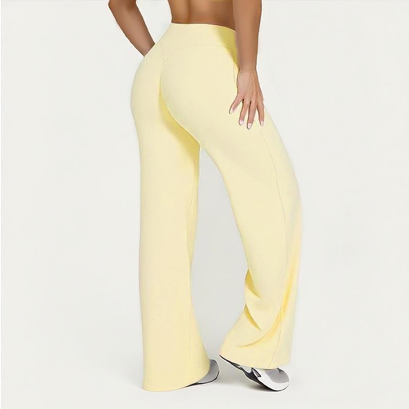 Women's Mid-Waist Super Soft Straight-Leg Yoga Pants