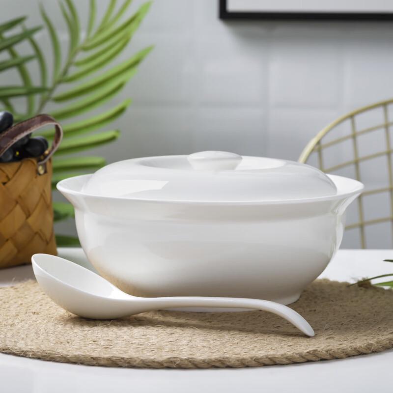 Abay Ceramic Lidded Soup & Serving Bowl