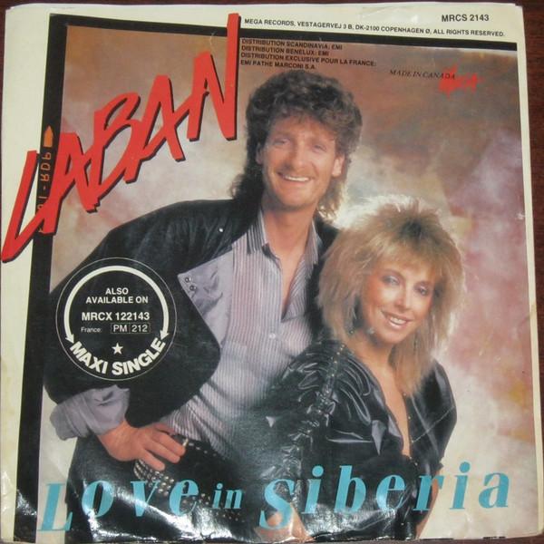 

7-дюймовая пластинка LABAN - Любовь в Сибири CR725DJ Критика, Mega 1986 США Танцевальная и Электронная Б/У