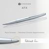 CROSS ATX Pure Chrome Ballpoint Pen N885-2 Water-Based (Officially Imported)