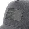 New Era Mesh Free Size 940AFTR DENIM LOGO SNAP LP GRA Cap, Denim, Black,