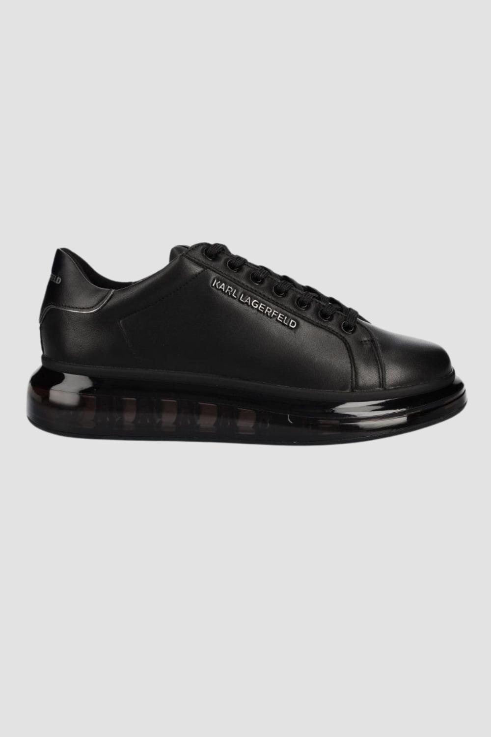 Karl Lagerfeld Czarne Sneakersy Kapri Kushion