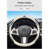 1 st Läder Kolfiber Bil Rattkåpa Biltillbehör För Ford Focus Mondeo MK1 MK2 MK4 MK3 ST Line Kugo Transit Escape Fusion Explorer