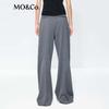 MO&Co. Women's Mid-Rise Straight-Leg Trousers