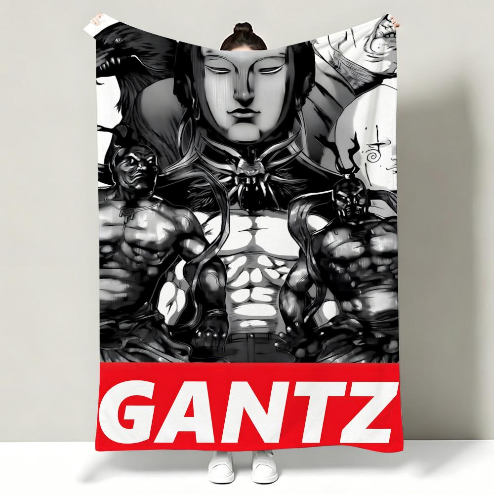 Anime GGANTZ Throw Soft Warm Flannel Throw Blanket Multiuse for Sofa Bed Office Nap