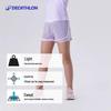 Decathlon Kids' 2-in-1 Quick-Dry Anti-Chafe Sports Shorts
