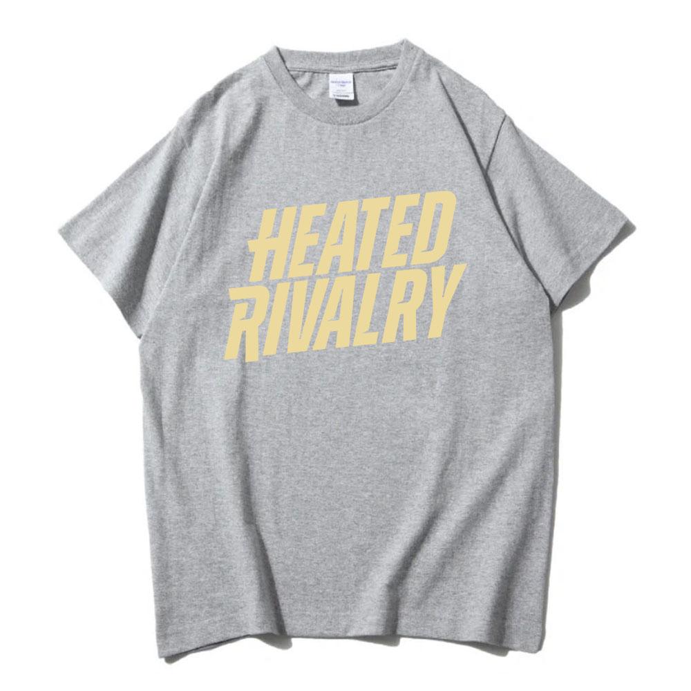 Heated Rivalry Logo Tee Unisex Streetwear Short Sleeve Loose Cotton Unisex Tshirt TV Graphic Printing Tshirts Fashion Male Clothes