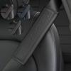 Embossed Belt Protective Cover PU Leather Car Shoulder Pad Safety Car Seat Belt Cover  Car