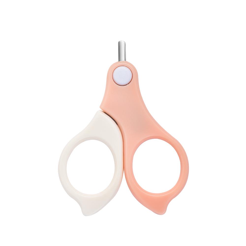 Portable Baby Nail Care Set: Includes Nail Clippers and Small Scissors for Newborns and Children