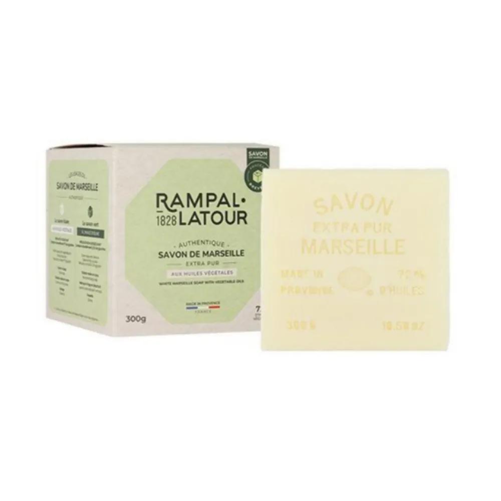 Rampal Savon de Marseille Blanc 300g Premium Hypoallergenic Vegan Natural Soap