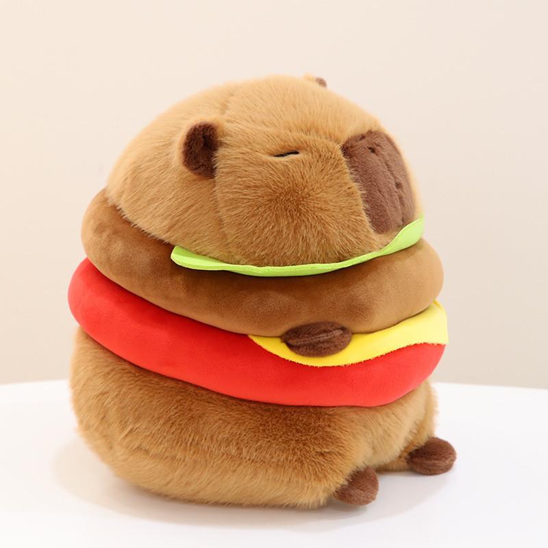 Capybara Plush Toy Stuffed Animal Pillow Soft Short Plush Gift For Girls