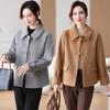 Manteau élégant en laine Printemps & Automne pour Femmes Petites d'âge moyen & Âgées 2026