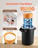 Electric Grain Mill Grinder, 600W High Power Commercial Spice Grinder, 53L Pulverizer Powder Machine with Galvanized Sharp Blades, for Dry Grains,