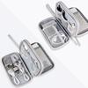 Bolsa organizadora de cables de viaje, estuche de transporte electrónico, bolsa de almacenamiento impermeable
