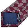 [Michiko London] Italian Fabric, Made In Japan. KOSHINO Brand Necktie, Small Pattern, 100% Silk. Perfect As a Gift. Unisex. (MKI-015-B Wine)