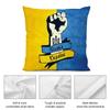 Ukraine Flag Aesthetic Pillow Case Plush Fabric Soft Double Sided Print Sofa Cushion Cover Throw Pillow Covers