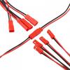Connector Pre Wired Cable Set 2P Male + Female Pair 200mm Red + Black Wire